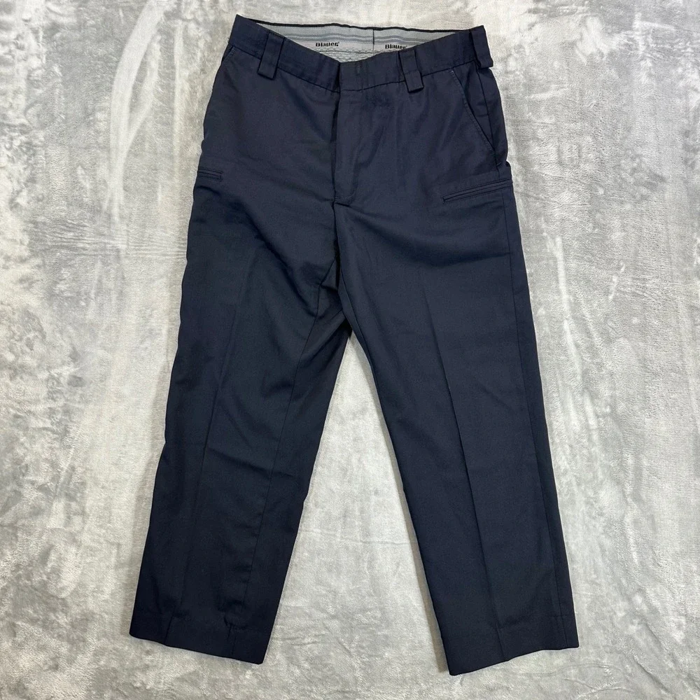 Blauer Tactical Uniform Pants Mens Size 36 Dark Navy Wool Blend Workwear